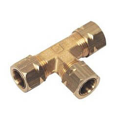 Ultraflex T-kopling for nylon slange 3/8' gjenger