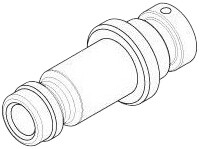 Ultraflex Luftekobl T-type hydr outboard syl.