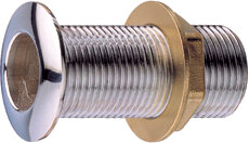 Skroggjennomføring forkrommet kraftig 1 1/4'