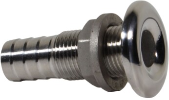 Skroggjennomføring m/ 19 mm slangekopling