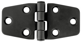 1852 Hengsel 37 x 76 mm syrefast sort