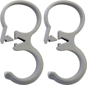 Klips for badetrapp, stål