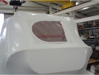 Dør m/glidelås 70 x 90 cm