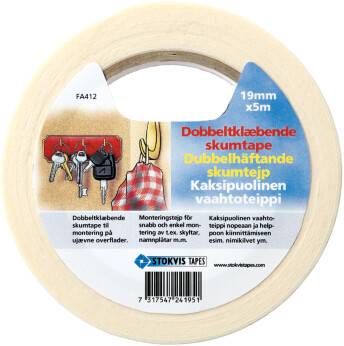 Stokvis Dobbeltsidig monteringstape