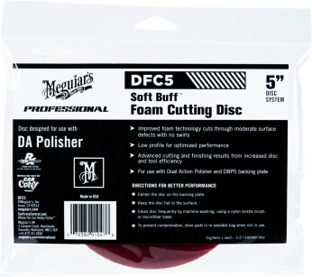 Meguiars Cutting Disc 5' rød