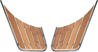 Badeplattform 316 L todelt