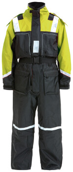 1852 Flytedress svart m/fluor gul