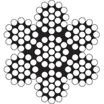 Wire, 7x19, spole, syrefast