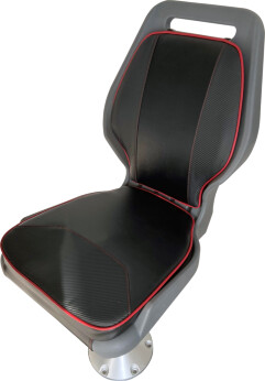 Båtstol SE46L rotasjonsstøpt grå ABS plast