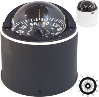 Riviera White Star BW4 kompass med pidestall